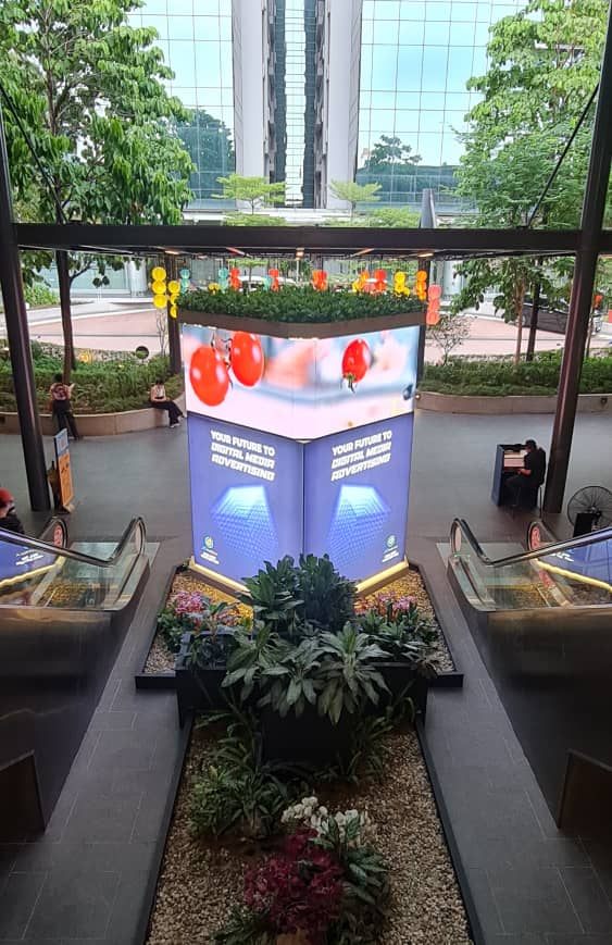 Bangsar South Sphere curved LED screen