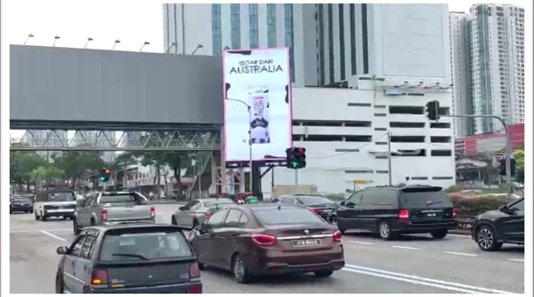 Johor Crystal Crown billboard